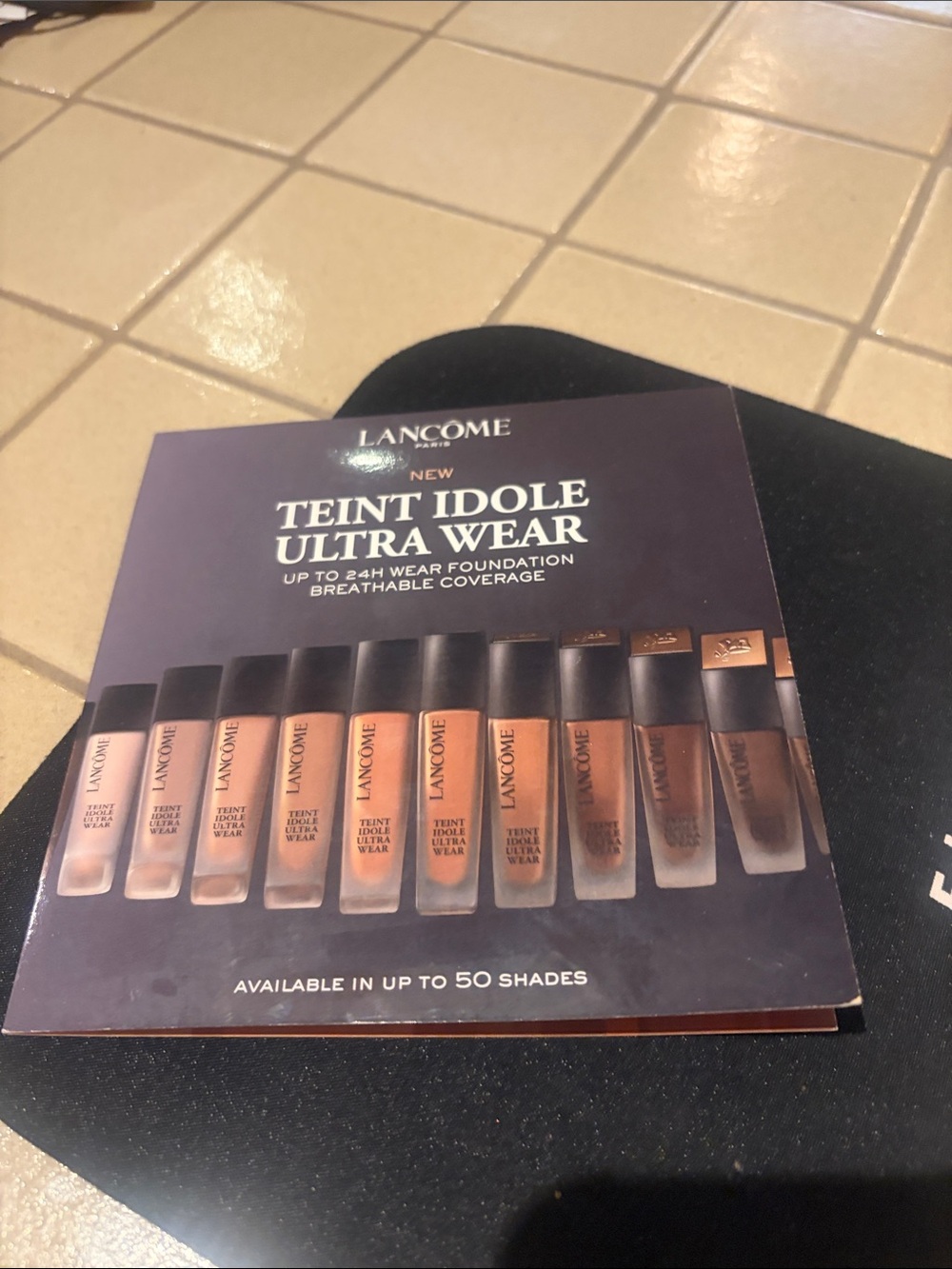 Lancome Teint Idole Ultra Wear Foundation Shade Card - Beige to Deep Brown